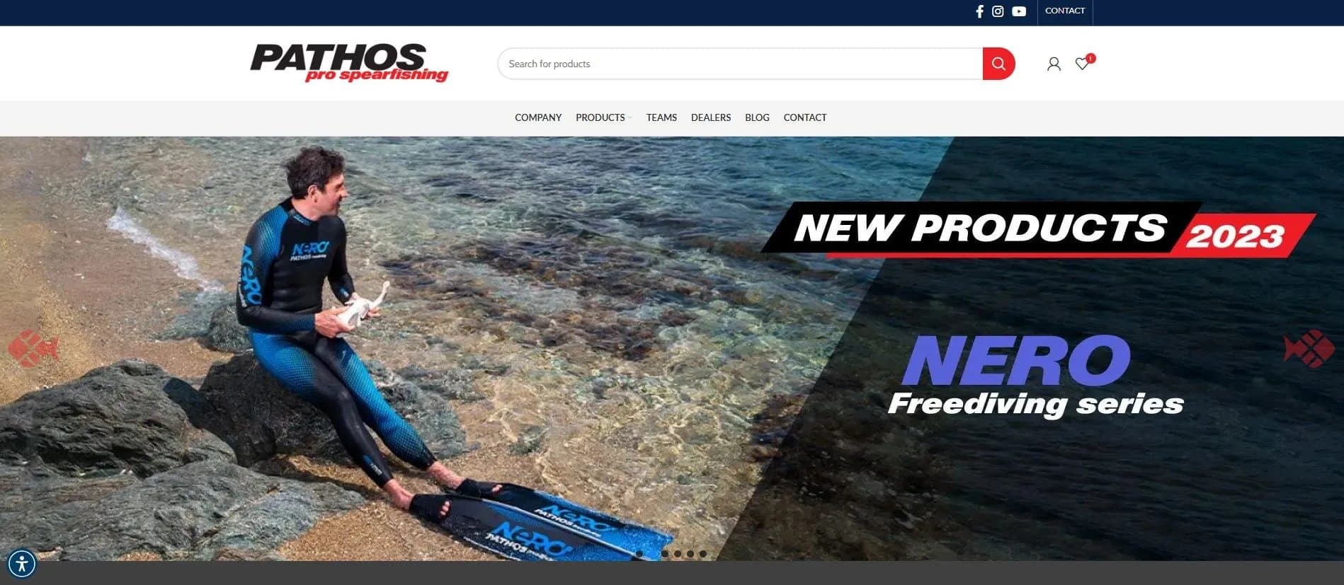 Pathos Spearfishing website